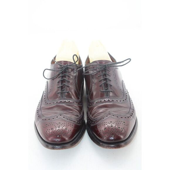 Allen Edmonds  "MCALLISTER" Men's Wingtip Oxfords Size 8  Brown - Picture 4 of 11